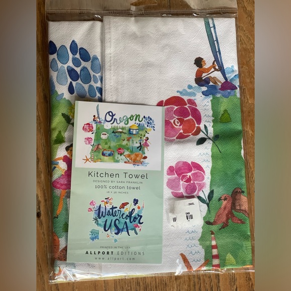 Oregon Kitchen Towel by Sara Franklin - Picture 2 of 3